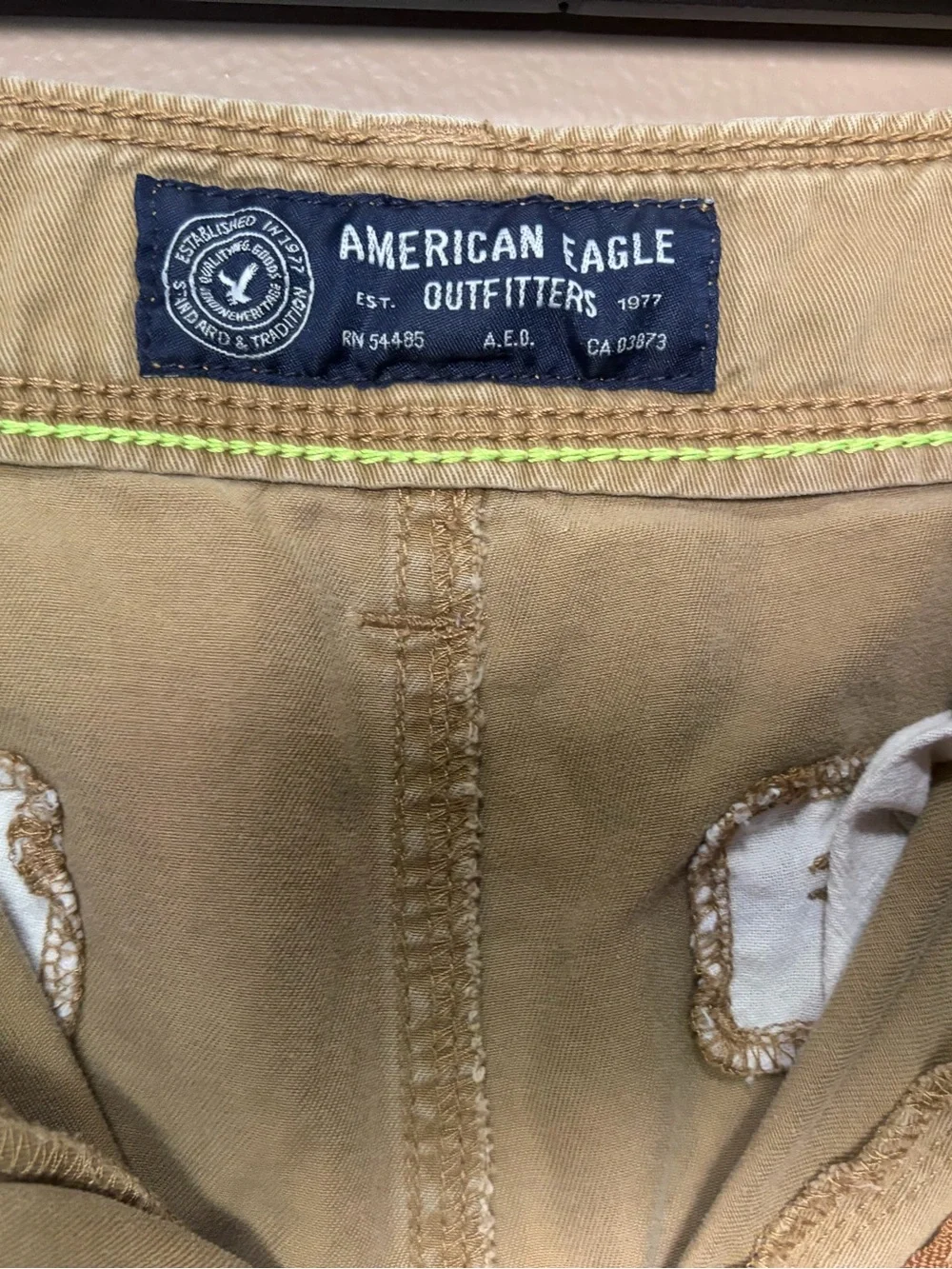 American Eagle Outfitters Khaki Cargo Shorts
